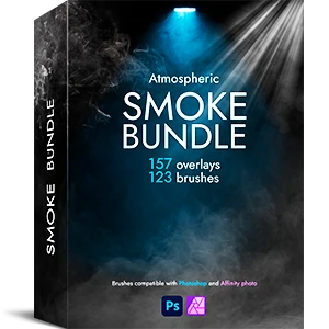 Smoke overlay and brush bundle - Digital product