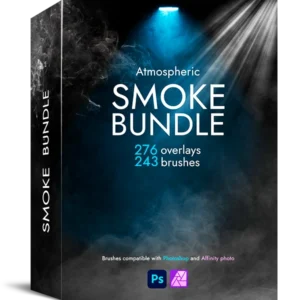 Smoke overlay and brush bundle - Digital product