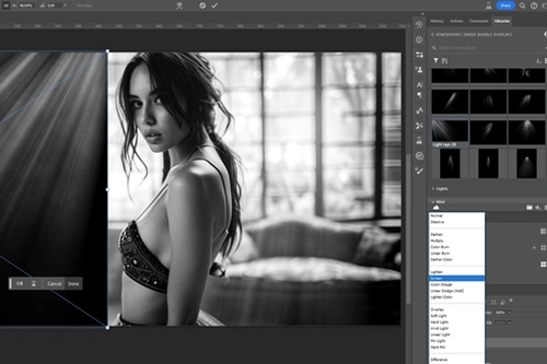 overlays photoshop sample
