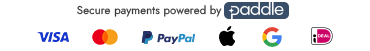 Secure payment logos paddle