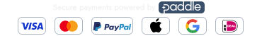 Secure payment logos paddle