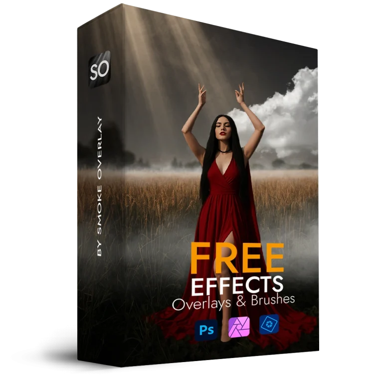 Smoke Light rays Clouds and Mist effects - Overlays and Brushes for Free