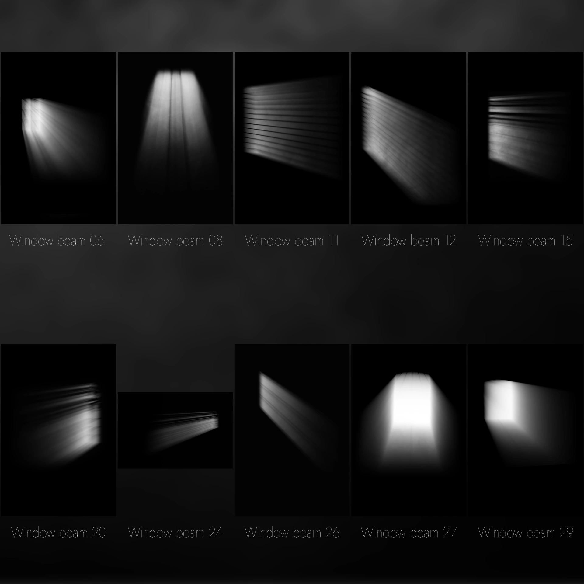 Gold selection Window beam